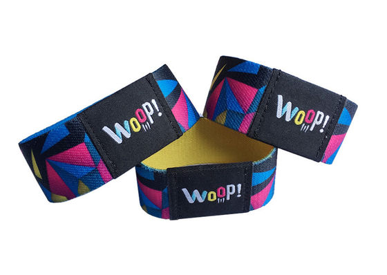 Tejido personalizado NFC RFID Festival Brazalete Muñeca para control de acceso de distancia social