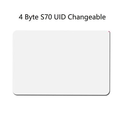 UID Cambiable 4 bytes Tarjeta RFID pasiva, Tarjeta de control de acceso RFID de PVC ISO14443A