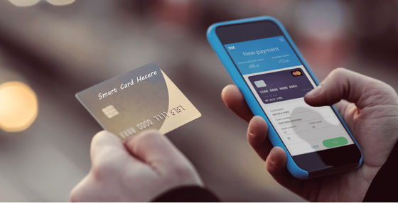 13.56mhz tarjeta NFC inteligente sin contacto con impresión offset superficie mate brillante