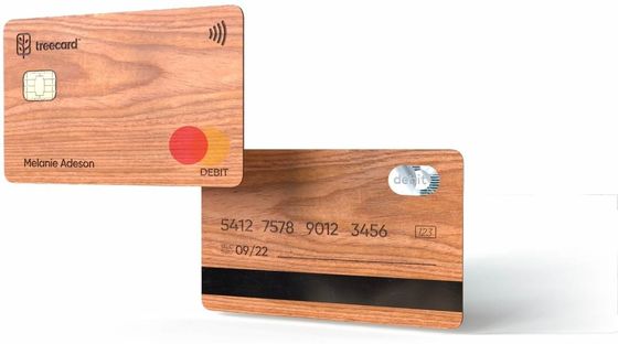 Tarjetas de llave de hoteles RFID de madera Chip inteligente de bambú ecológico para control de acceso