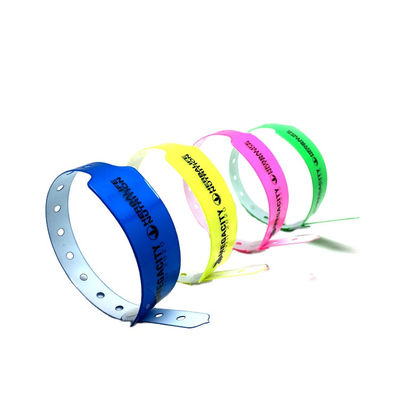 Impresión de logotipo con pulsera médica de PVC para hospitales, etiqueta RFID NFC pulsera desechable