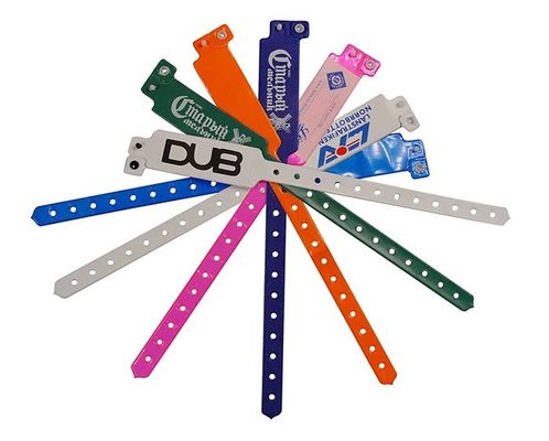 Muchos colores 13,56 Mhz RFID pulsera desechable de plástico de hospital RFID brazalete