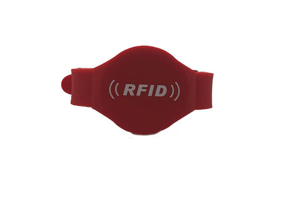 M5 Chip Silicón RFID Control de acceso de las pulseras ISO14443A Estándar ISO15693