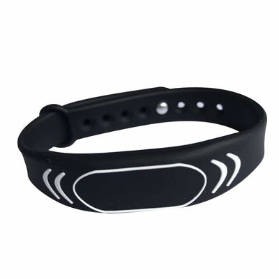 OEM Smart Silicone NFC RFID Control de acceso de las pulseras 13.56MHZ para eventos de festivales