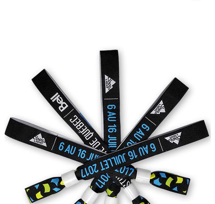 Pulsera RFID desechable Brazaletes RFID inteligentes tejidos para hoteles y resorts