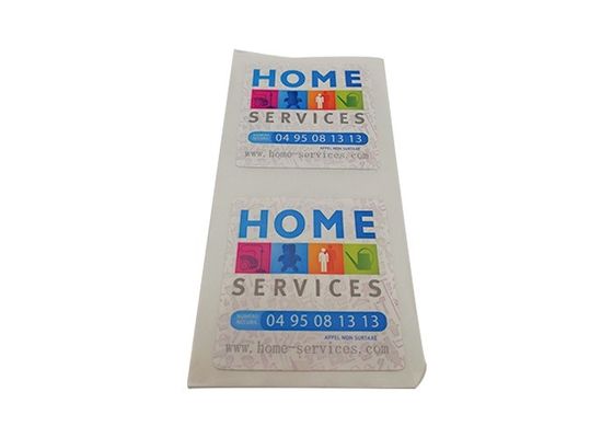 Impresión personalizada de etiqueta adesiva circular con chip HF RFID
