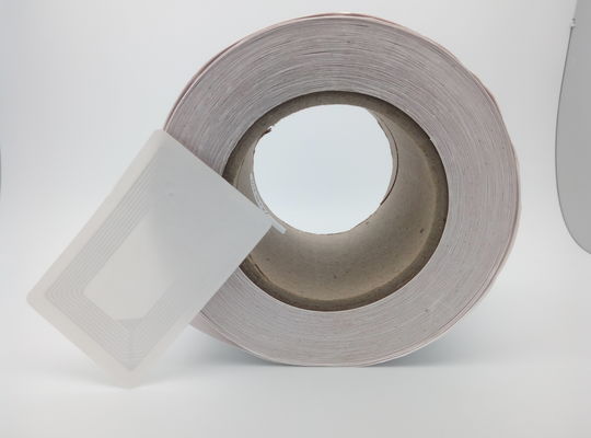 1000pcs/roll Papel recubierto con etiqueta de etiqueta de chip RFID ISO14443A 86x54mm