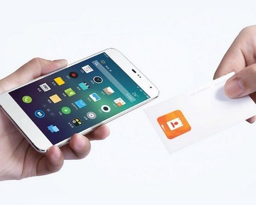 ISO 14443A Tarjeta inteligente NFC de PVC de 168 bytes Tarjeta de memoria NFC de 13,56 MHz