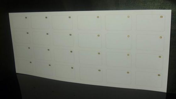 Hoja de incrustación de RFID de PVC o PETG HF blanco 4 x 6 personalizado