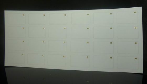 Hoja de incrustación de RFID de PVC o PETG HF blanco 4 x 6 personalizado