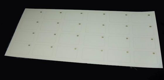 Hoja de incrustación de RFID de PVC o PETG HF blanco 4 x 6 personalizado