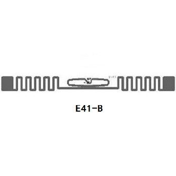 95x8mm Incrustación seca de UHF RFID 0.2mm - 0.8mm espesor Etiqueta de etiqueta Incrustación para tarjeta de identificación