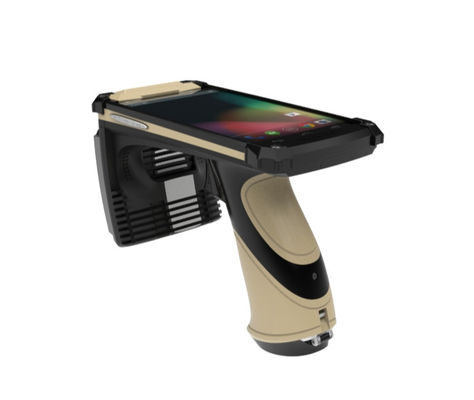 Lector de tarjetas RFID portátil de frecuencia UHF Lector portátil de escritura IP65 Android 7.0