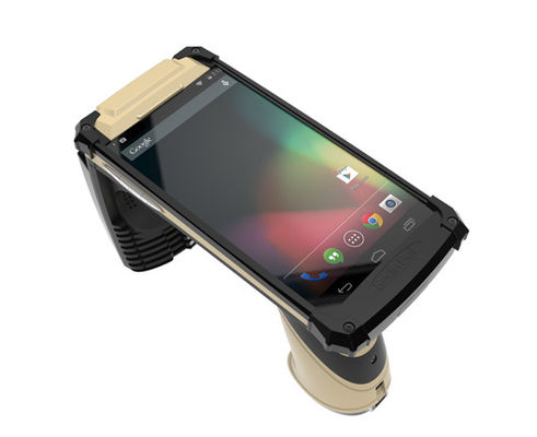 Lector de tarjetas RFID portátil de frecuencia UHF Lector portátil de escritura IP65 Android 7.0
