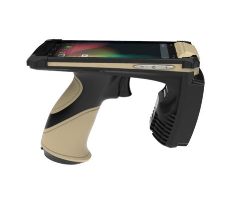 Protección IP65 Lector inteligente RFID UHF con cargador Android 7.0 de largo alcance